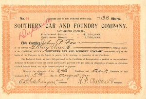 Southern Car and Foundry Co.